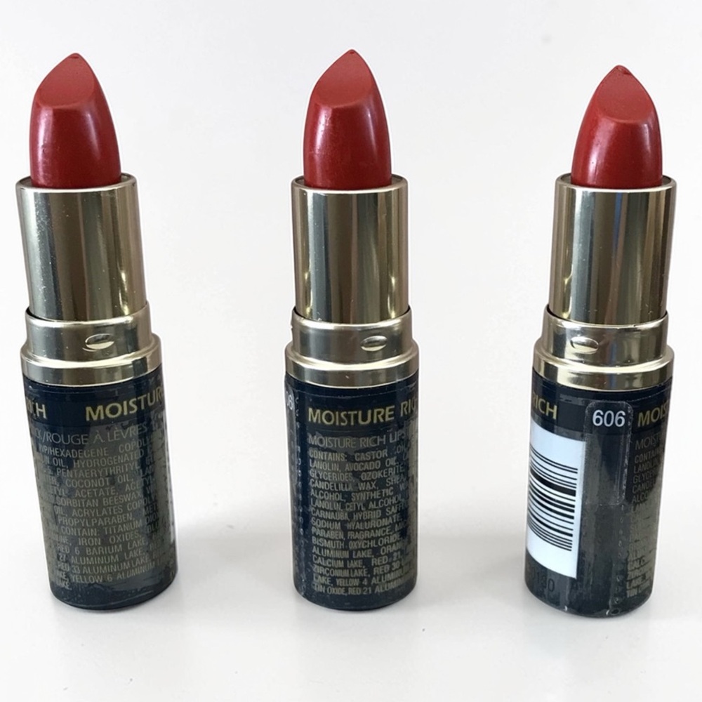 🆕3pcs Max Factor Moisture Rich Lipstick